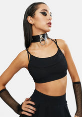 Serve It Up Fishnet Tennis Bra