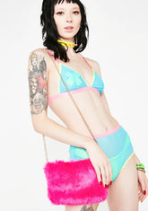 Sweet Disposition Furry Shoulder Bag