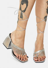Chrome Peri Heels