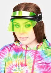 Lime Go Viral Clear Visor Cap