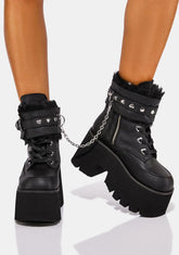 Ashes-57 Platform Ankle Boots