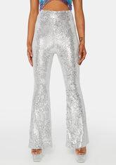 Steel Thank U Next Sequin Flare Pants