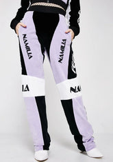 Lavender Velour Motocross Trousers