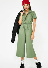 Riot Babe Cropped Jumpsuit
