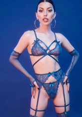 Expose Me Garter Lingerie Set