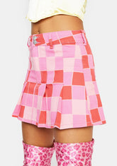 Sweet Guarantee Pleated Skirt
