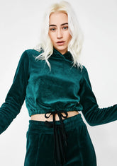 Try Out Cropped Hoodie