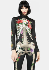 Blooming Bones Catsuit Costume