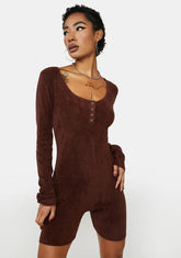 Some Morning Velvet Romper