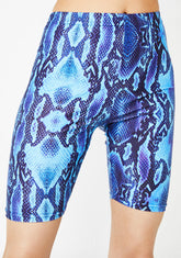 Blue Viper Biker Shorts