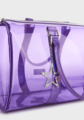Lilac Girl's Trip Clear Weekender Bag