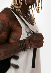 Distortion Barbed Wire Cuff Bracelets