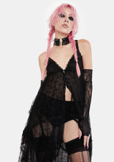 Darker Poetry Maxi Lingerie Set
