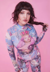 Divine Once Upon A Dime Mesh Top