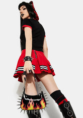 Sell My Soul Spiked Shoulder Bag