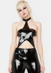 A Sweet Disaster Patent Jumpsuit