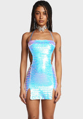 Aqua High Hopes Sequin Mini Dress
