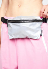 Silver Reflective Fanny Pack