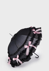 Not So Sweet Lace Trim Umbrella