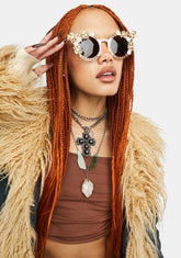 Pixie In Disguise Floral Sunglasses