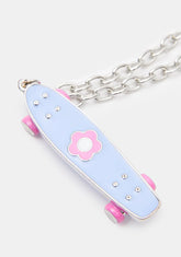 Skateboard Chic Necklace