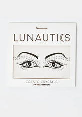 Metallic Silver Face Jewels