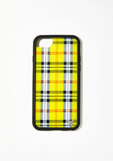 Yellow Plaid IPhone Case