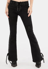 Sabbath Lace Up Jeans