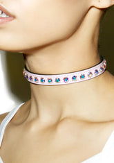Blush Aurora Borealis Choker