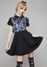 Uncharm School Flared Mini Dress