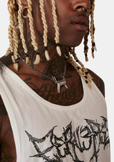 Distortion Barbed Wire Charm Necklace