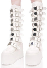 White Trinity Boots