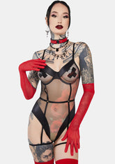 Feeling Thorny Rose Print Teddy