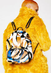 Earn Your Stripes Fuzzy Backpack