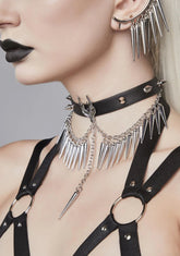 Blind Dragon Spiked Choker