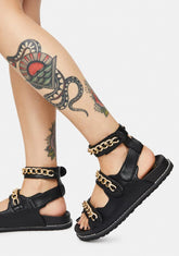 Noir Viral Times Sandals