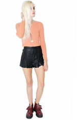 Heavens Devil PU Shorts