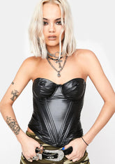 Wicked Jet Set Life Corset Top