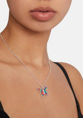 Over The Rainbow Butterfly Necklace