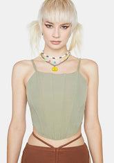 Strappy Corset Top