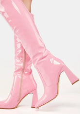 Pink Ricardo Knee-High Boots