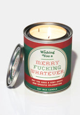 Merry Fucking Whatever Candle