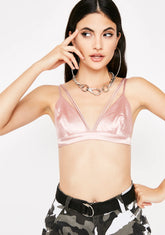 Sweet If Ya Need Satin Bralette