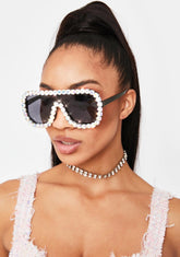 Calmly Locked N' Loaded Aviator Sunglasses