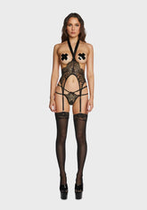 Femme Fatale 2 Piece Suspender Set
