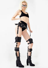 Rated R Harness Thigh Highs