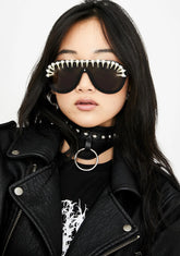 Fine Points Aviator Sunglasses