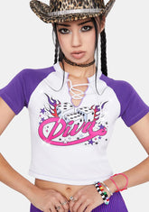Debut Your Diva Crop Tee
