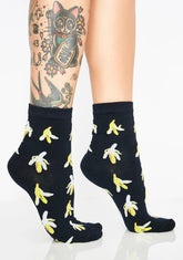 B-A-N-A-N-A-S Knit Socks