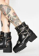 Welcome Insanity Studded Boots